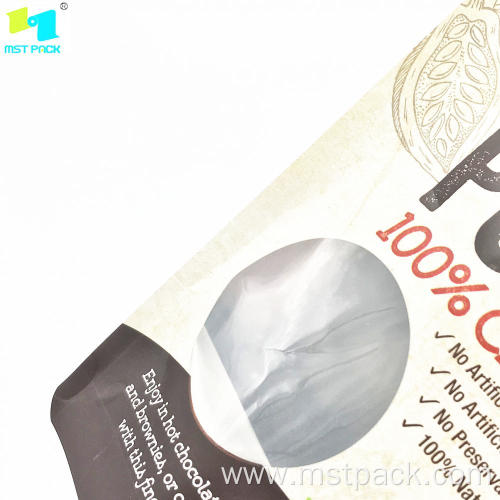 Cacao Powder Packaging Bag with Window